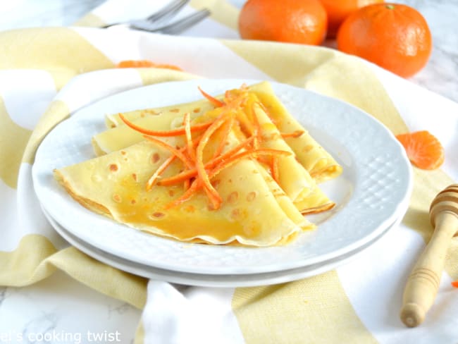 Crêpes Suzette flambée