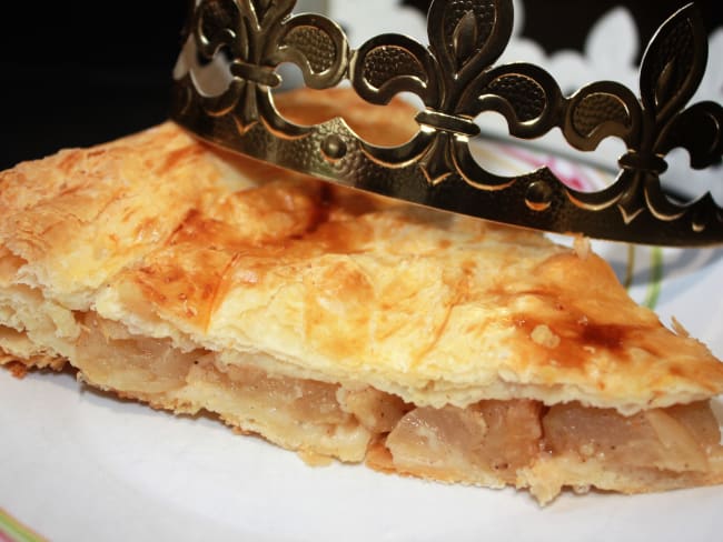 Galette des rois aux pommes pour l'Epiphanie