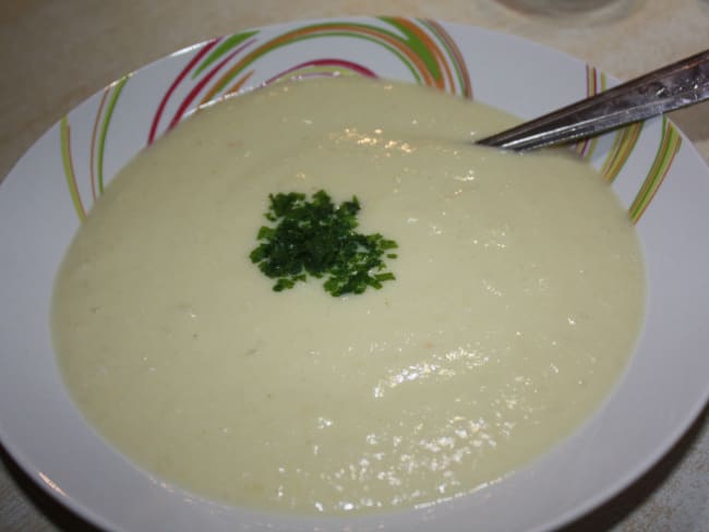 velouté de radis noir au chèvre