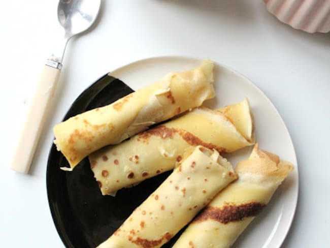 Crêpes à la crème d'amandes