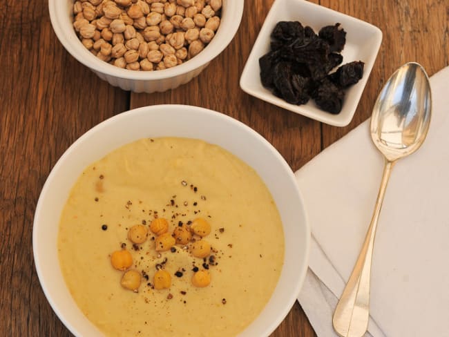 Velouté de panais et pois chiche pour l'hiver