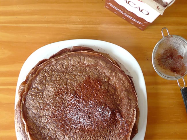 Crêpes au chocolat