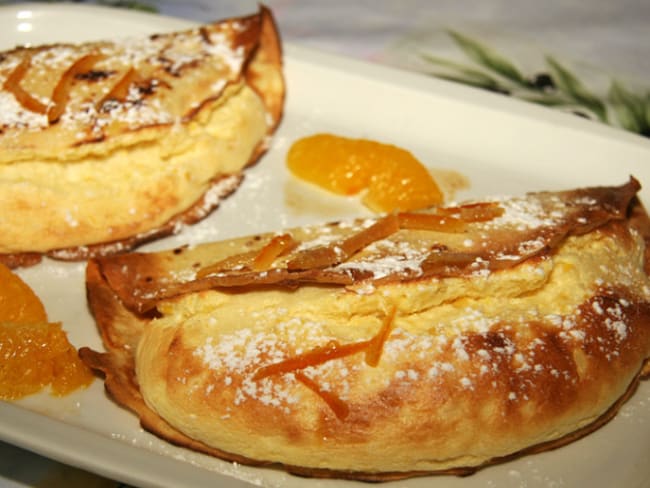 Crêpes soufflées à l'orange pour la Chandeleur ou Mardi gras