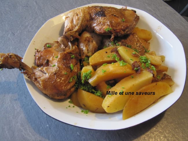 Cuisses de poulet au multicuiseur Moulinex Cookéo