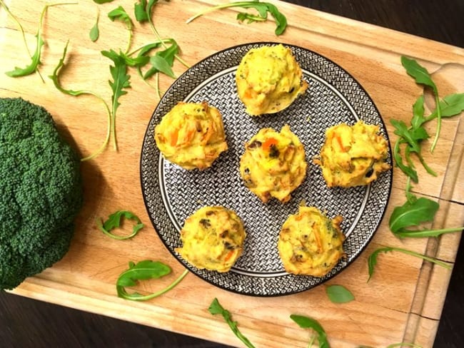 Des muffins salés vegan et sans gluten pour l'apéritif