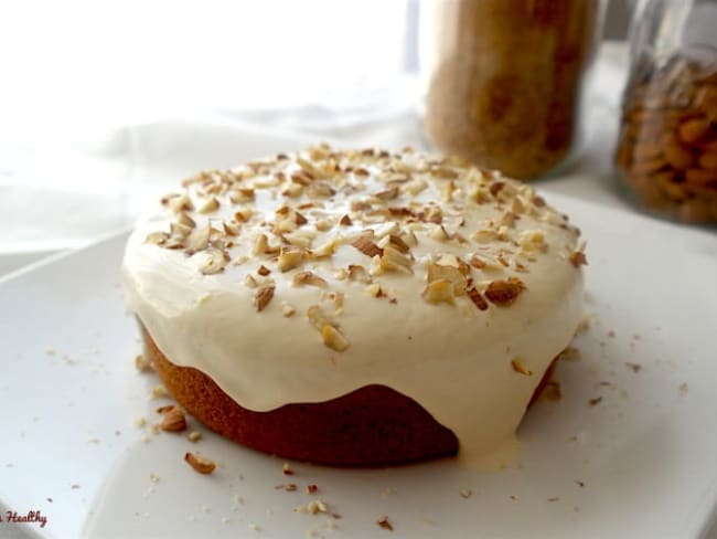 Gâteau healthy à la citrouille sans beurre ni sucre raffiné