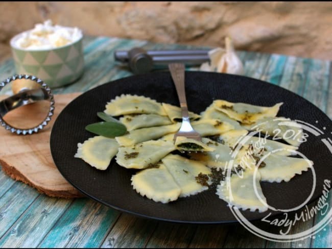 Ravioli épinards et ricotta