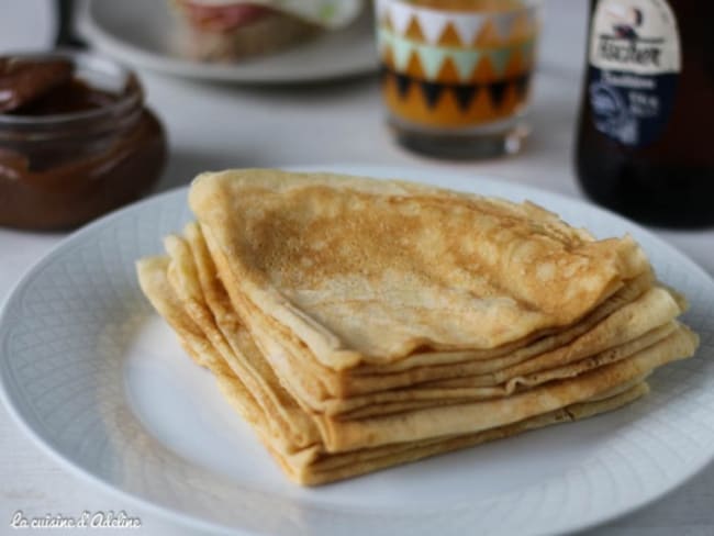 Crêpes légères à la bière