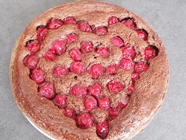 Tarte chocolat cerise