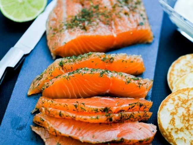 Saumon gravlax