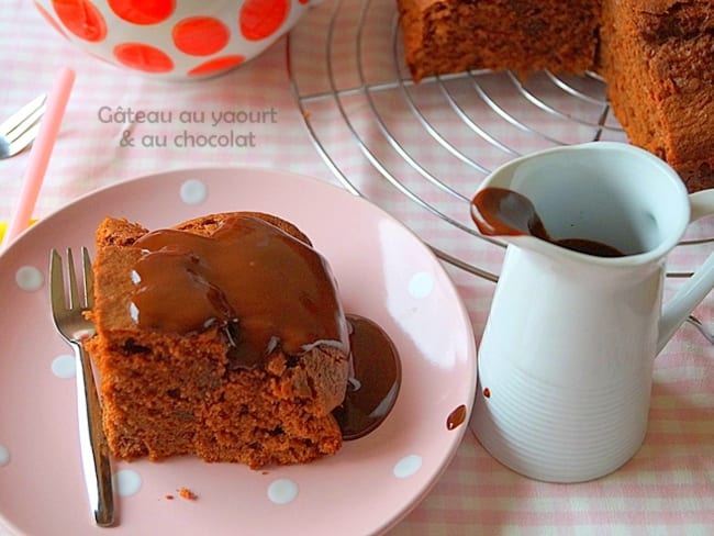 Gâteau au yaourt au chocolat ultra moelleux