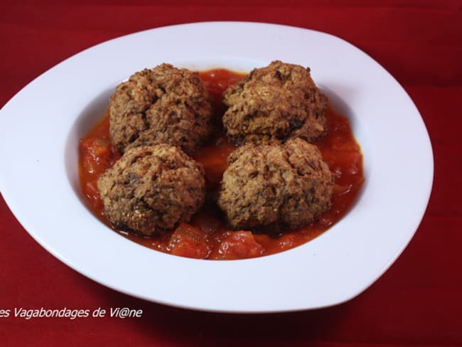 Boulettes de haricots blancs pata negra