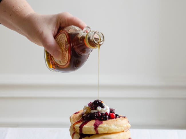 Pancakes fondants à la ricotta