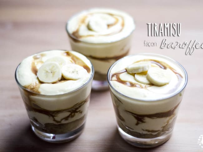 Tiramisu façon banoffee