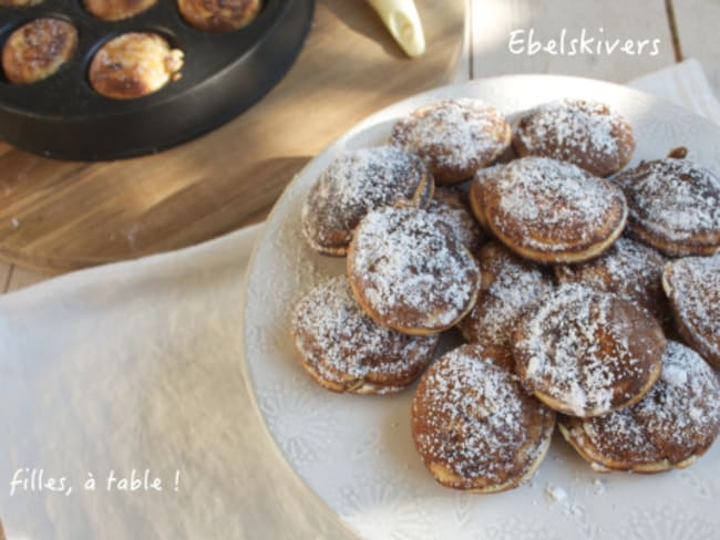 Ebelskivers, petites crêpes danoises