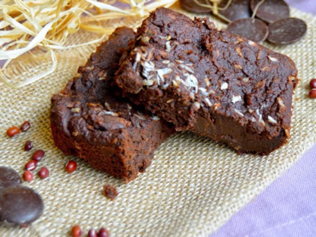 Brownie aux haricots azukis 