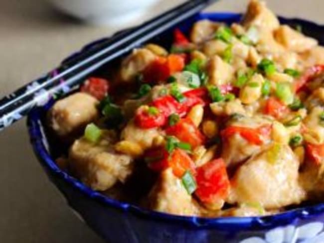 Poulet Kung Pao épicé