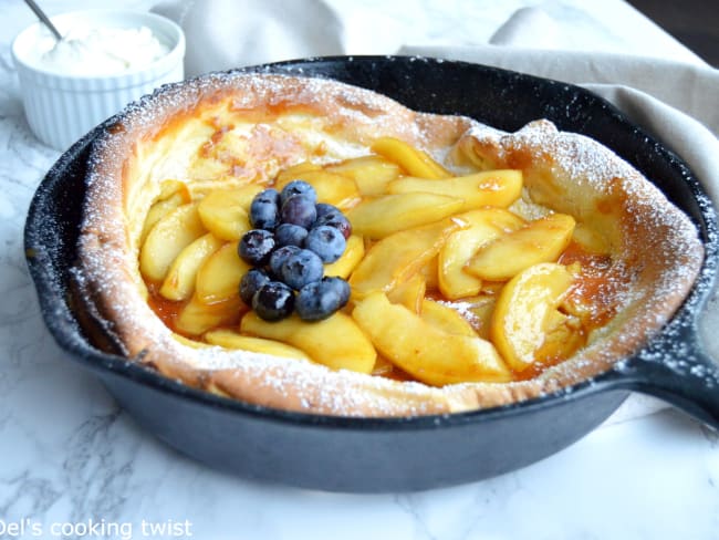 Dutch Baby Pancake aux pommes