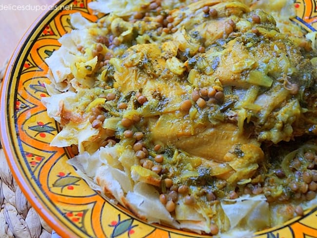 Rfissa au poulet marocaine