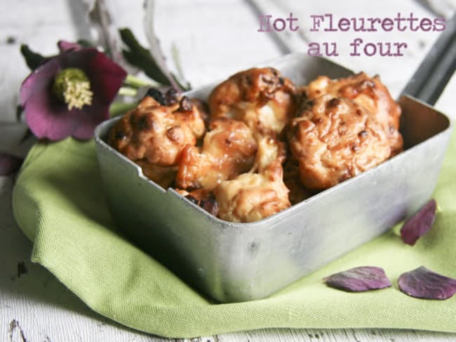 Hot fleurettes de chou fleur sans gluten (beignets de chou-fleur)