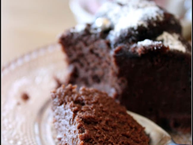 Fondant au chocolat châtaigne tonka végétalien