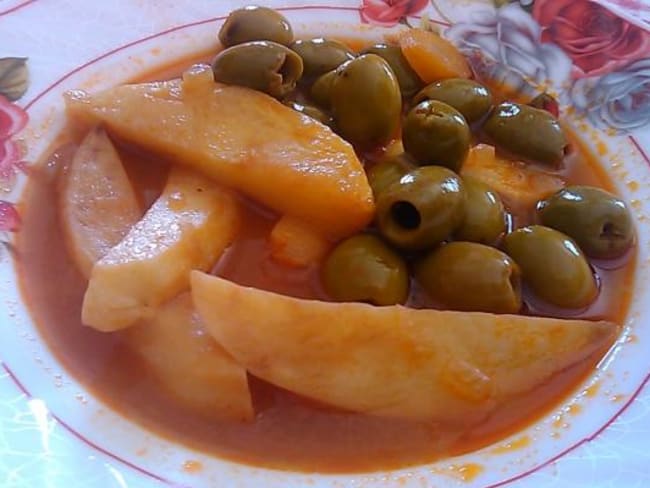 Tajine zitoune aux frites Carsg