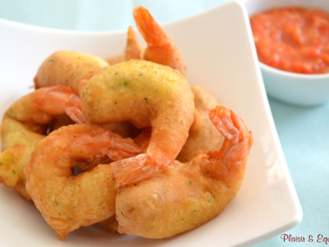 Beignets de crevettes sauce aigre-douce