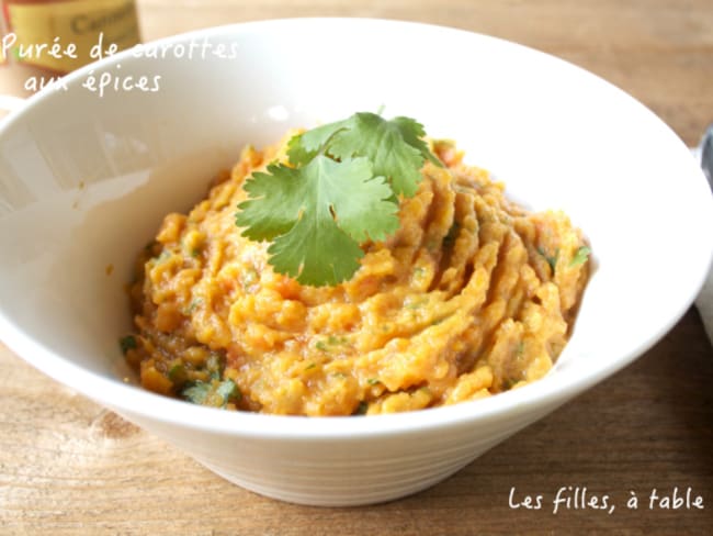 Purée de carottes aux épices