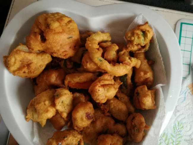 Beignets de légumes façon pakora