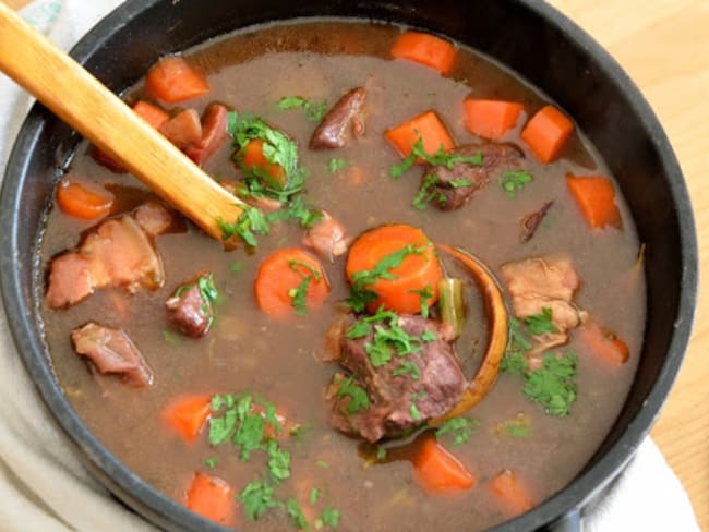 Ragoût de boeuf à la Guinness Irish beef stew