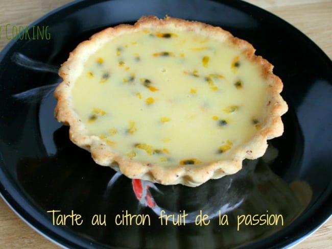 Tarte acidulée aux fruits de la passion