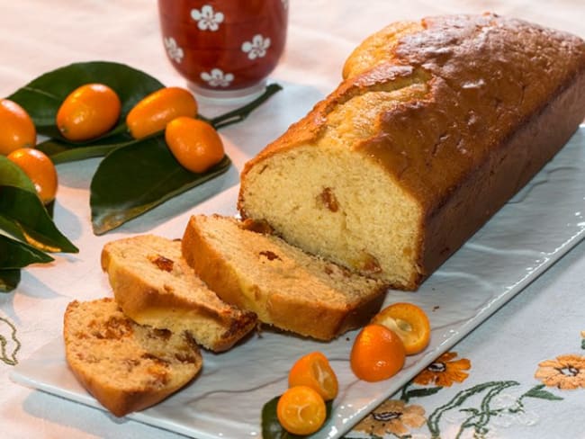 Cake aux kumquats confits