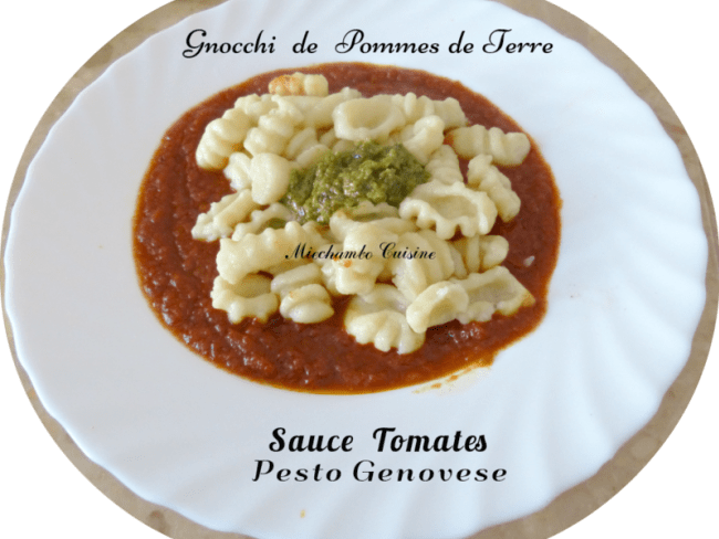 Gnocchi de Pommes de Terre aux 2 sauces Italiennes