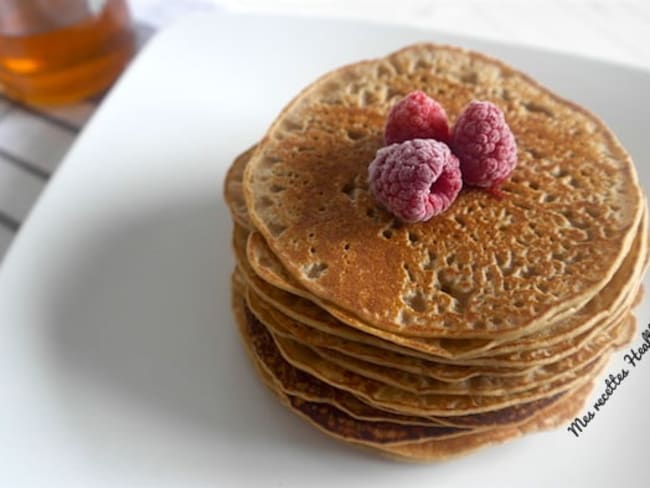 Crêpe sans oeuf à la semoule et au teff