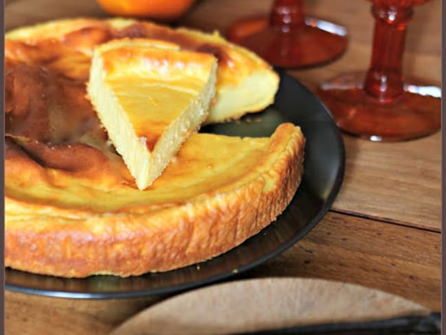 Gâteau à la semoule et ricotta