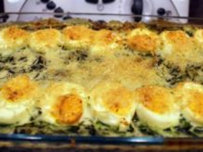 Gratin d'épinards à la Florentine