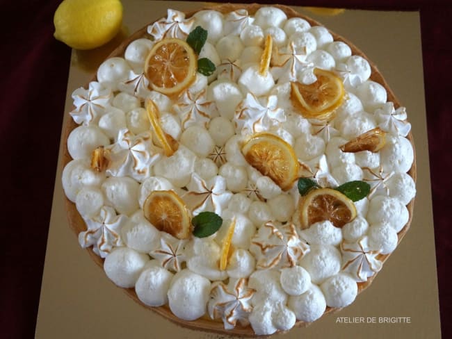 Tarte au citron surprenante - Atelier de Brigitte 