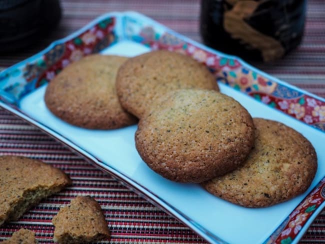 Cookies au chocolat blanc et au thé vert