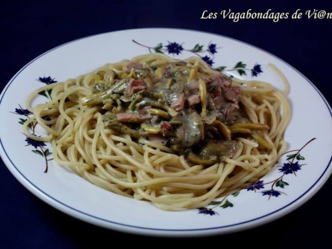 Pâtes aux chanterelles et marsala