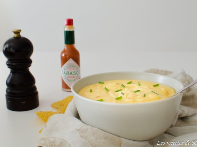 Dip au cheddar fondant pour l'apéritif