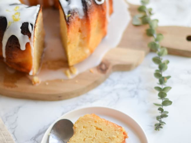 Bundt cake fondant au citron