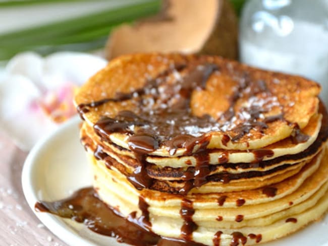 Crêpes à l'okara de noix de coco