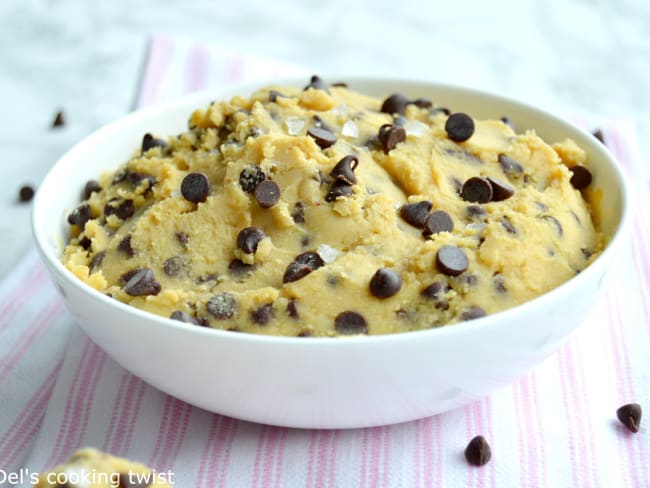 Cookie dough vegan aux pépites de chocolat