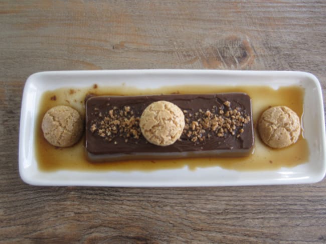 Flan chocolat-amaretti ou Bonet de la cuisine piemontaise