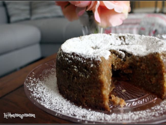 Carrot cake végétalien