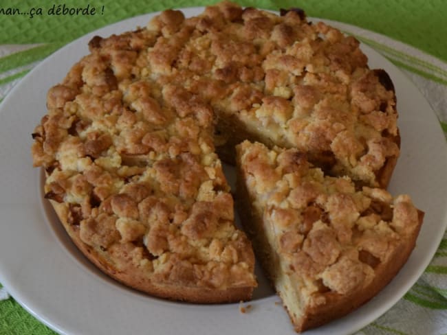 Irish apple crumble cake - Maman...ça déborde