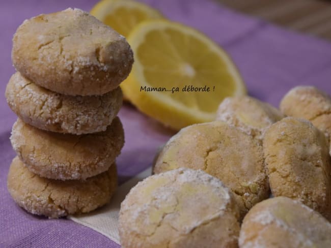 Crinkles au citron : des petits biscuits gourmands et acidulés