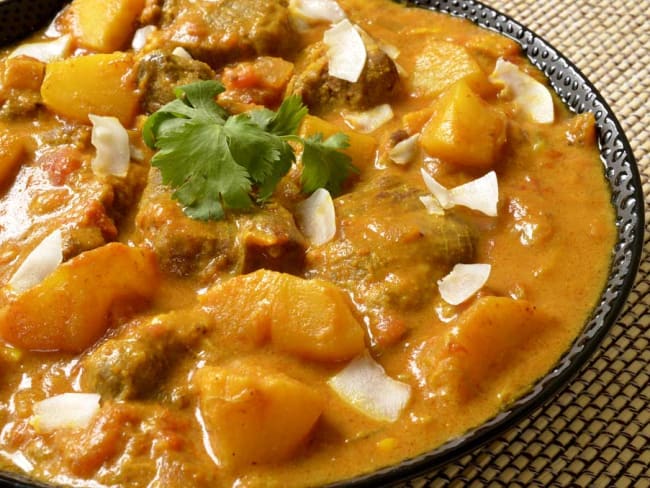 Curry d'agneau aux fruits