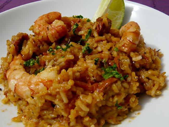 Jambalaya aux crevettes