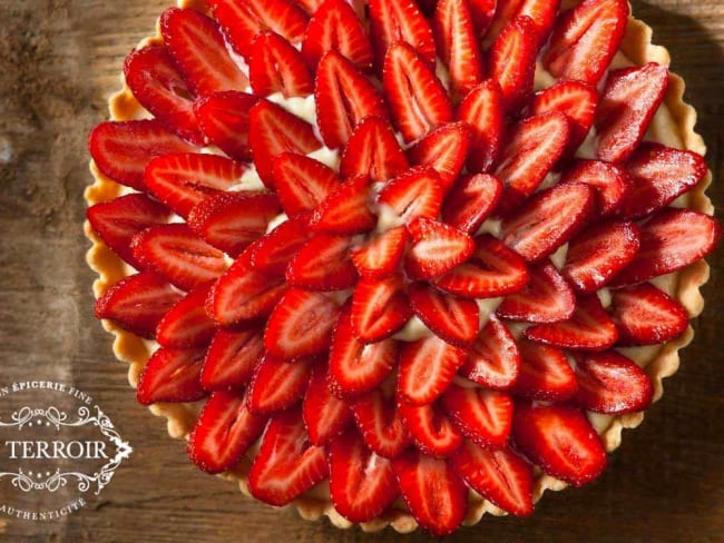 Ma Tarte aux Fraises Gourmande - Mon Epicerie Fine de Terroir